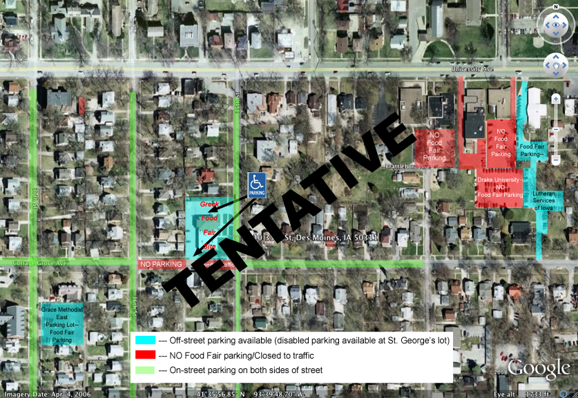 Parking map